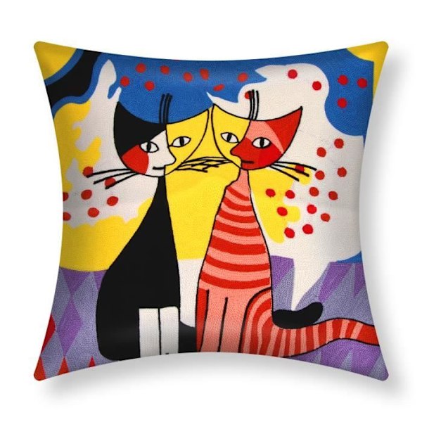 2 kpl 45x45 cm Brodeerattuja Tyynynpäällisiä Art Liora Flerfärgad