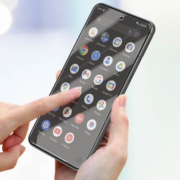 Suojakalvo - FORCE GLASS - Google Pixel 8 - Joustava lasi - Iskunkestävä - Elinikäinen takuu Vit