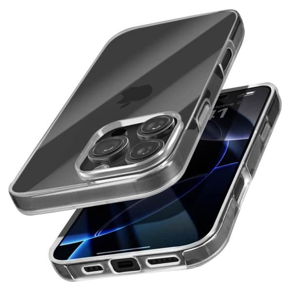 Fodral - AVIZAR - iPhone 16 Pro Max - Transparent - Hård - Slät Transparent