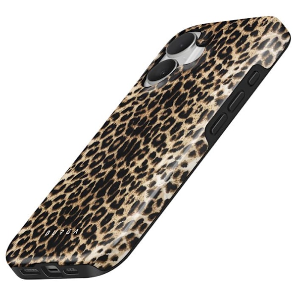 Coque MagSafe til iPhone 16 Elegant Design Player Burga Brun kastanj