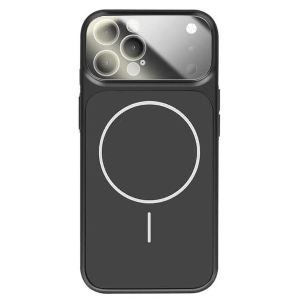 Cover til iPhone 12 Pro Max Kompatibel med MagSafe Mat AG Glas Sort Svart