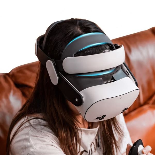 VR Hovedbånd til Meta Quest 3 / 3S Justerbart og Ergonomisk BOBOVR Hvid Vit