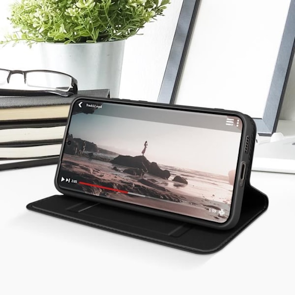 Samsung Galaxy S22 Plus Etui - DUX DUCIS - Kortholder - Standerfunktion - Sort Svart
