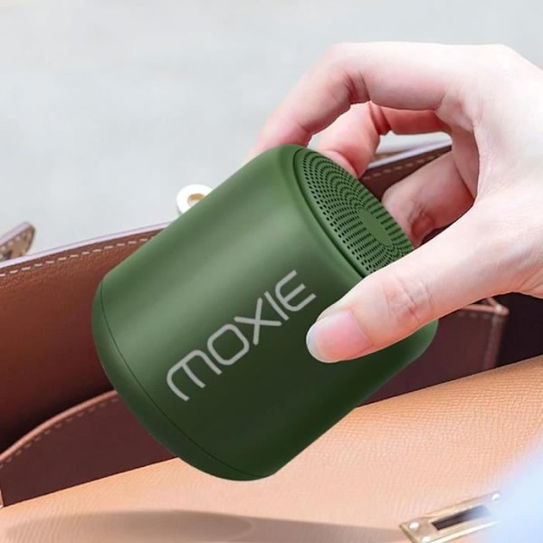 Bærbar Bluetooth-højttaler - MOXIE - Moxie Green - 12 timers batterilevetid - Vandtæt - 5W Grön