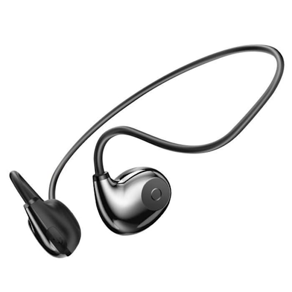 Knogleledningshovedtelefoner - LINQ - Multipoint - IPX4 Vandtæt - 10 timers batterilevetid - Touchscreen Svart