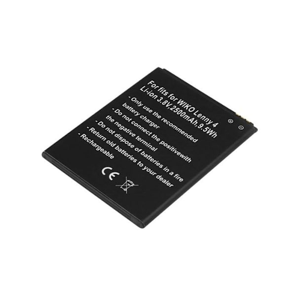 Li-ion akku Wiko Lenny 4 Plus yhteensopiva Wiko 3913 3,8V Musta Svart