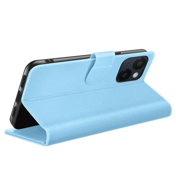 Plånboksfodral för iPhone 14 med Stöd och Magnetisk Flik Zanaé Ljusblå Blå