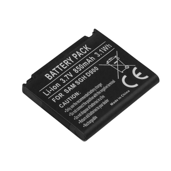 Akkuihin Samsung SGH D900 Li-ion 3,7V 850mAh 3,1Wh