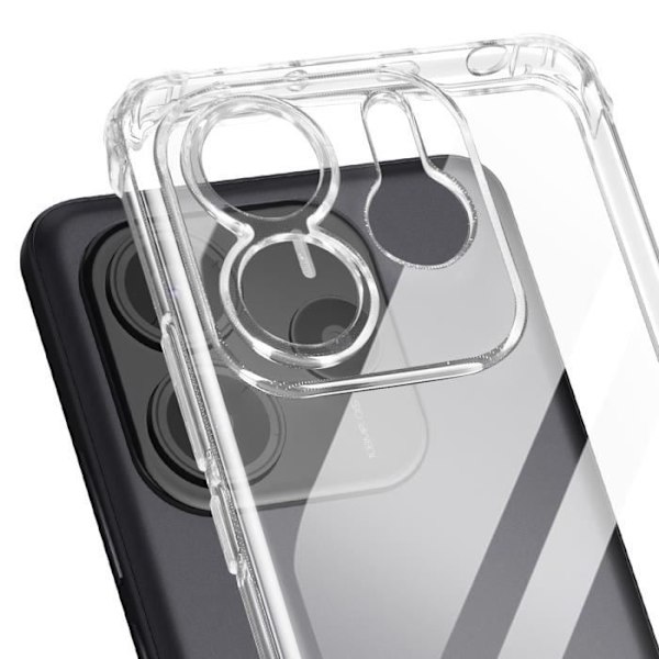 Skyddsskal för Xiaomi Redmi Note 14 5G Stötsäker Flexibel Förstärkta hörn Transparent Transparent