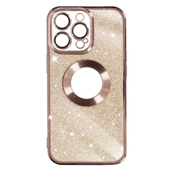 Skal till iPhone 13 Pro Avtagbar paljett Silikon Protecam Series Spark Pink