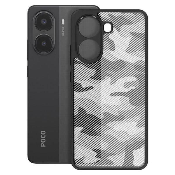 Coque Antichoc för Xiaomi Poco X7 Pro Mönster Kamouflage Artistisk Kamouflage Grön
