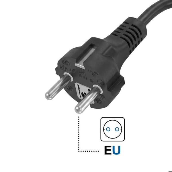 Laddare 65W för Lenovo-dator med Slim Tip svart Svart