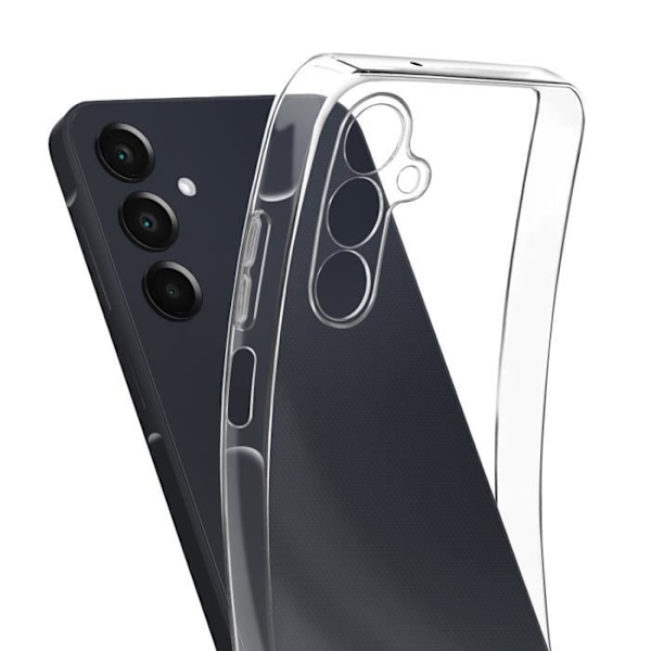 Samsung Galaxy A16: Ohut, kevyt, läpinäkyvä silikonikuori Transparent