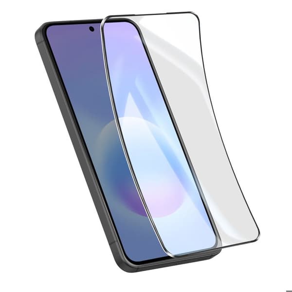 Skærmbeskyttelse til Galaxy A57 Hybrid Design Full Glue 5D Transparent Vit