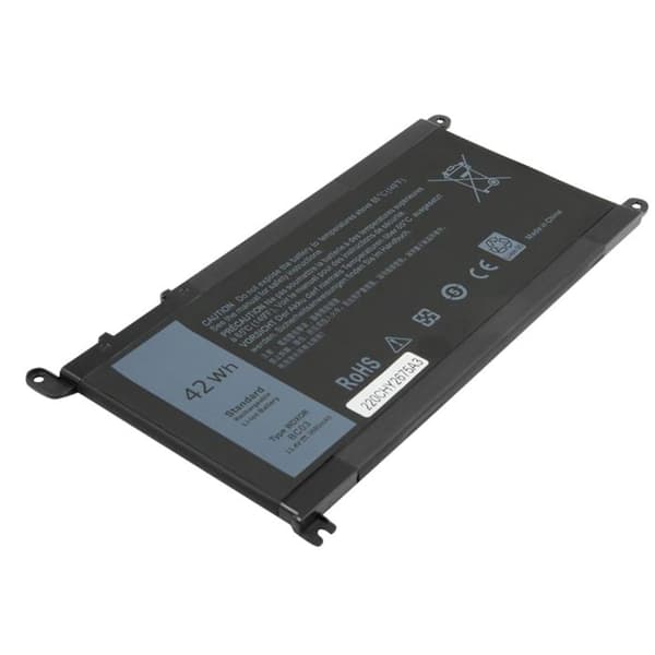 Erstatningsbatteri - AVIZAR - Dell Latitude 3379 - Li-Polymer 3680mAh - 11.4V - Sort Svart