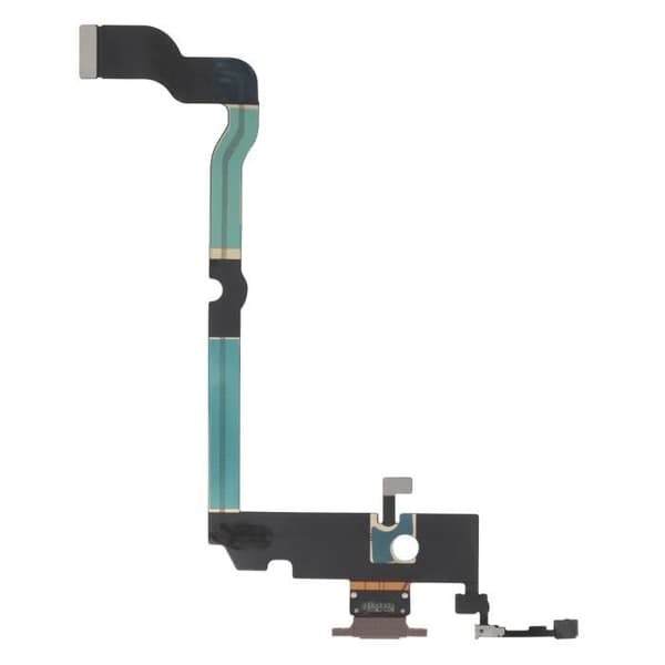 Lightning Oplader Connector - AVIZAR - iPhone XS Max - Guld - Ledning - CE og RoHS Gul