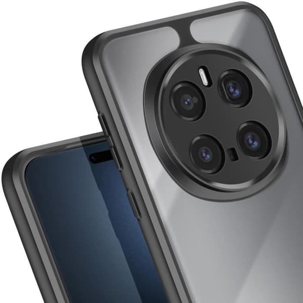 Cover til Honor Magic 7 Pro - Stødabsorberende Silikone - Dækket Kamerablok - Sort - Tynd Profil Svart