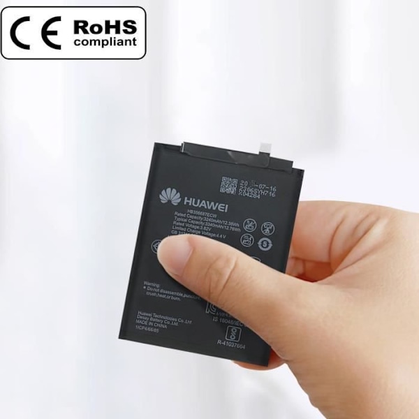 Akku Huawei P30 Lite - AVIZAR - HB356687ECW - 3240 mAh - Lithium Ion - 3,7 V Svart