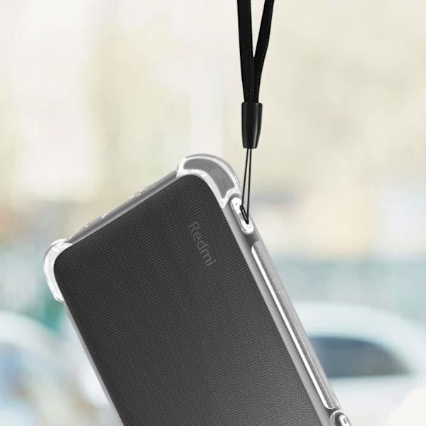 AVIZAR Skyddsfodral för Xiaomi Redmi A1 2022 - Mjukt silikon - Förstärkta stötsäkra hörn - Genomskinlig Transparent