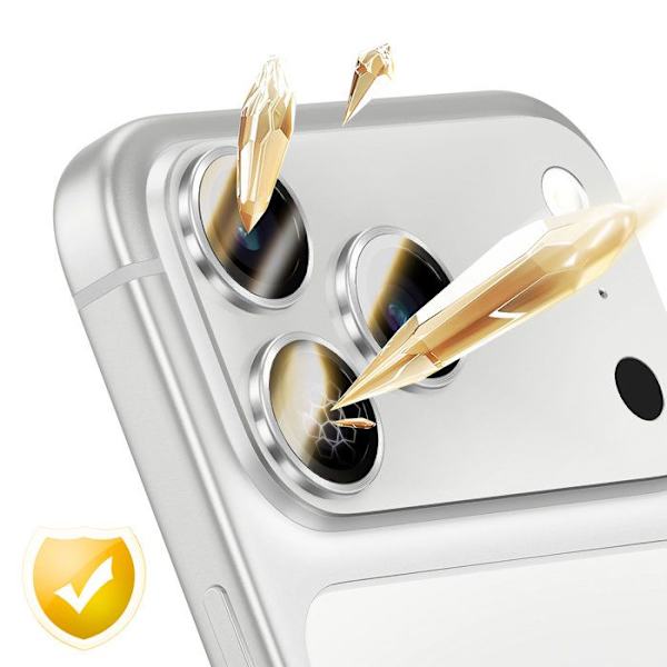Kamerabeskyttelse til iPhone 17 Pro / Pro Max Anti-Ridser Rhinoshield Grå