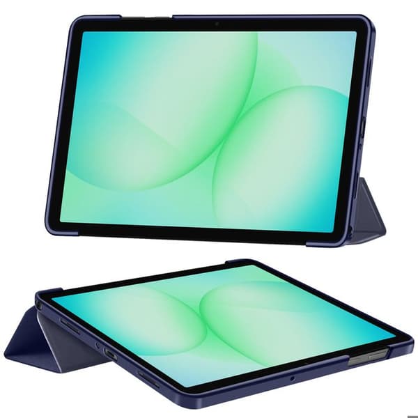 Galaxy Tab A11 Plus: Multi-askel tuki ja automaattinen lepotila, Tech Protect, sininen yö Blå