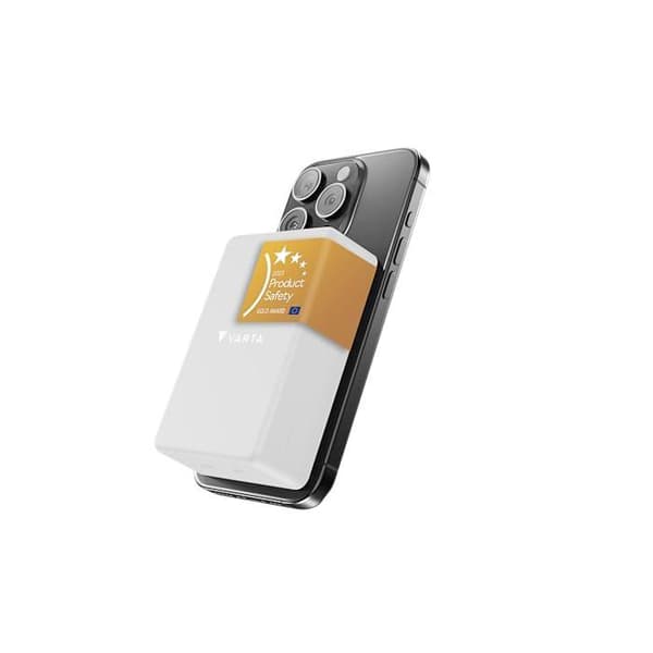 Externbatteri - Varta - Mag Pro - 10.000mAh - Snabbladdning - USB-C - Vit
