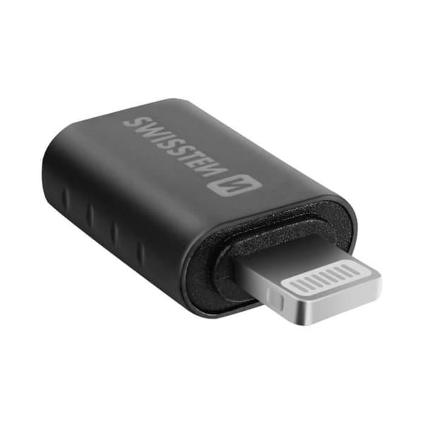Apple Lightning–USB-C-sovitin – Swissten – tiedonsiirto ja lataus