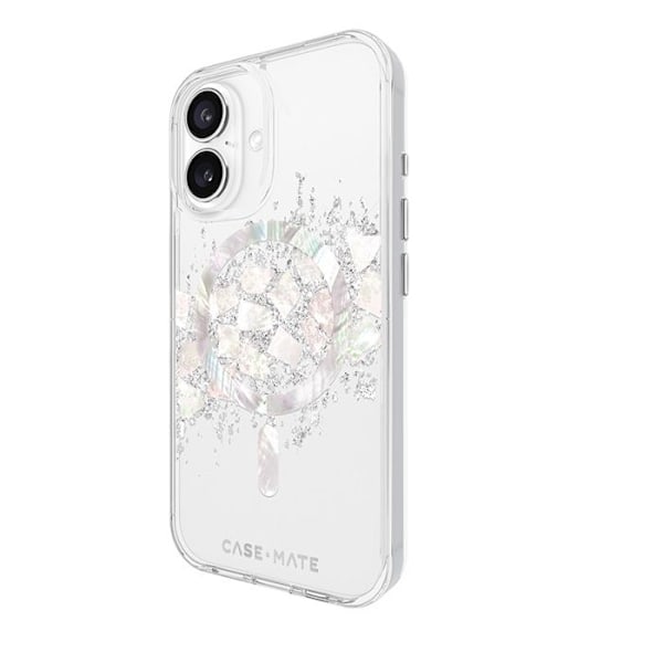 Suojakuori - Case-Mate - iPhone 16 - Helmisomistus - A Touch of Pearl - Puolijäykkä En touch av pärla