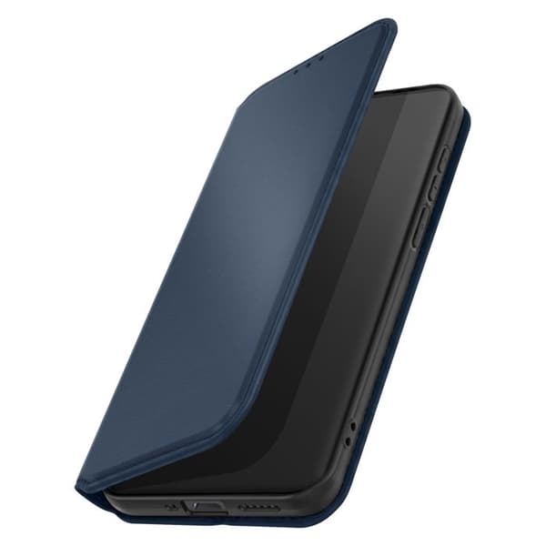 Fodral med lock för Xiaomi Redmi Note 14 Pro / 14 Pro Plus Classic Edition Mörkblå Blå