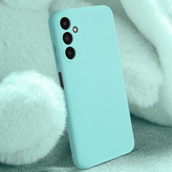 Fodral till Samsung Galaxy A05s - AVIZAR - Halvstyv Soft-touch Anti-fingeravtryck Turkos Blå