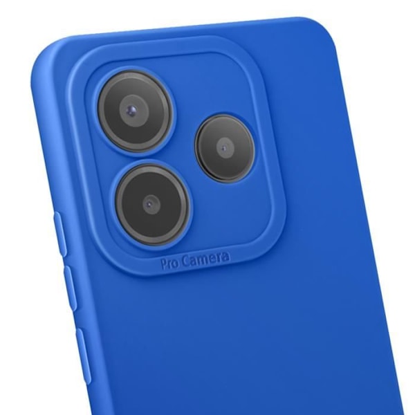 Skyddsskal för Xiaomi Redmi Note 14 5G Mjuk silikon Kamerablock Skydd Blå Blå