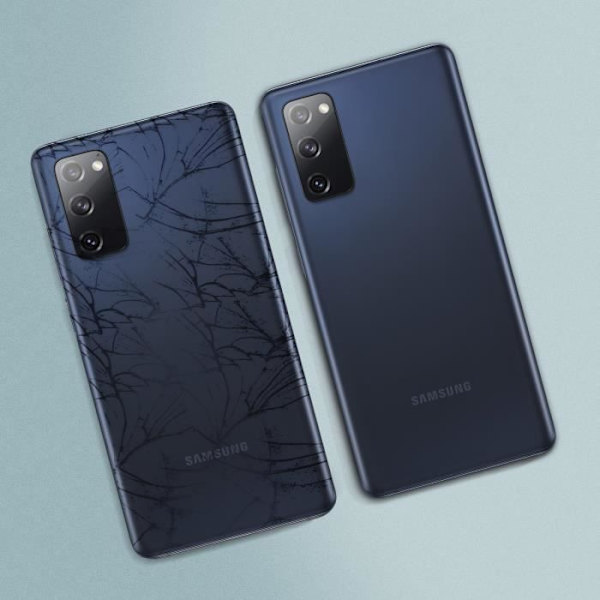 Akku - Samsung - Galaxy S20 FE - Yösininen - Helppo asennus - Yhteensopiva S20 FE Blå