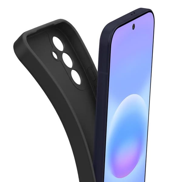 Samsung Galaxy A57 Silikone Cover Forstærket Kamera Beskyttelse Sort Svart