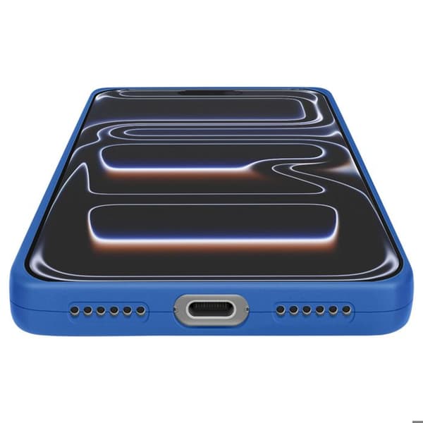 Cover - ADFOR - iPhone 17 Pro Max - Blødt Silikone - Forstærkede Kamerablok - Blå Blå