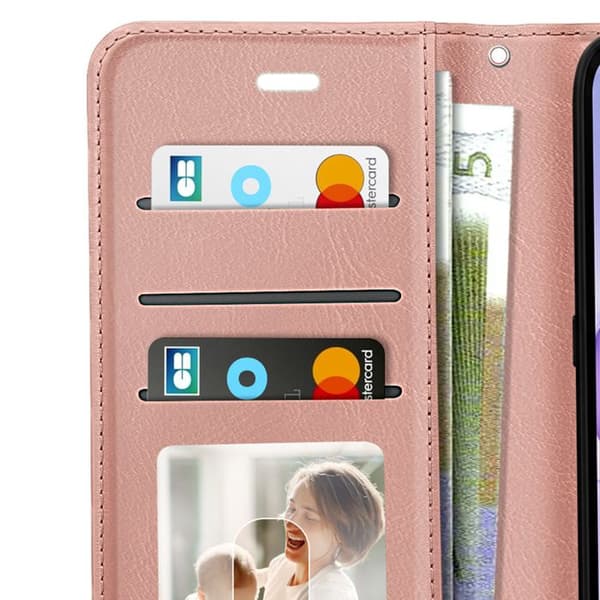 Pungetui til Honor 600 Smart med videostøtte og håndledsrem Mayaxess Rosaguld Roséguld