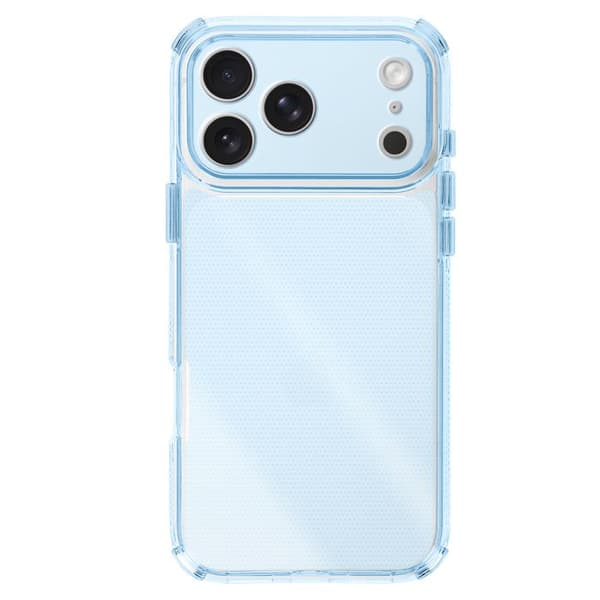 Cover til iPhone 17 Pro Max - AVIZAR - Forstærket - Skridsikker - Tekstureret - Lys blå Blå