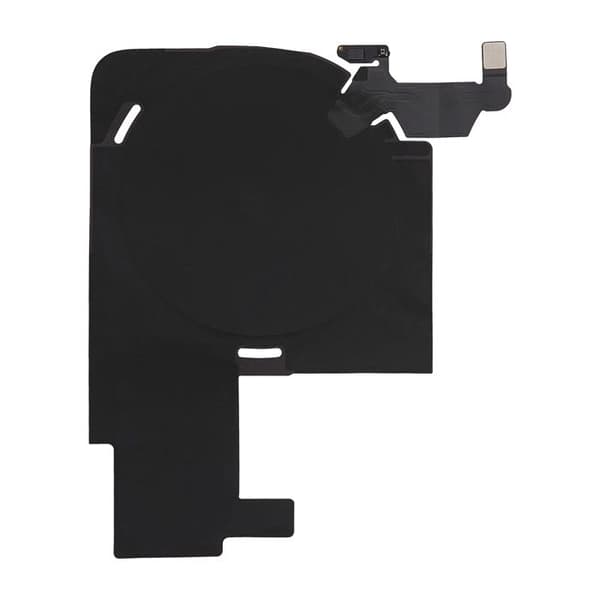 NFC Antenne Nappe til iPhone 17 Pro med Qi Opladningsspole / Sort Flash Kabel / Guld Svart