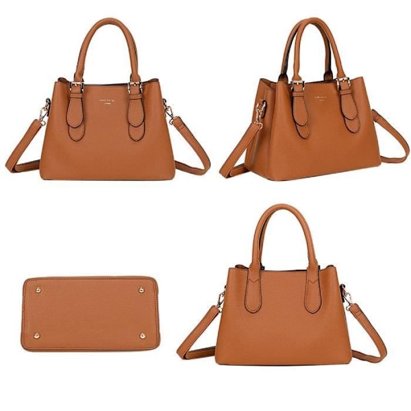 Elegant Gallantry Brun Tote Bag til Kvinder kastanj