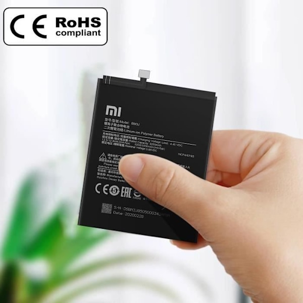 Internt batteri til Xiaomi Mi 8 Lite - XIAOMI - BM3J - 3250mAh - Lithium Ion - Sort