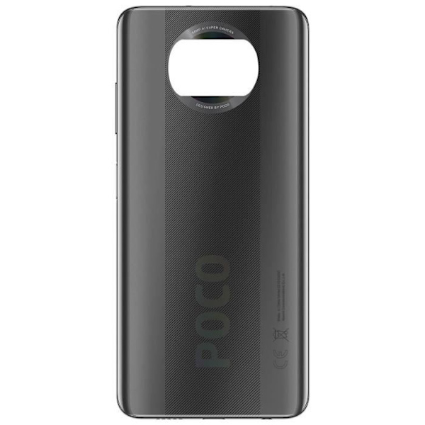 Bakruta för Xiaomi Poco X3 Original Service Pack Xiaomi mörkgrå Grå