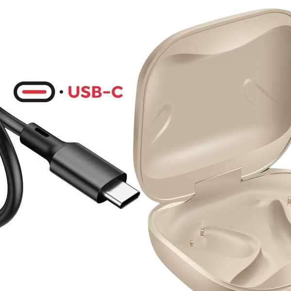 Sporthörlurar - SWISSTEN - Luftledning - Bluetooth 5.4 - IP54 - Beige beige