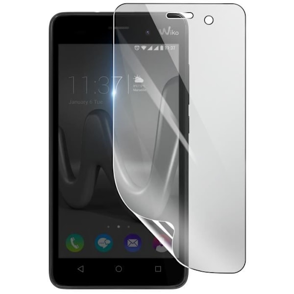Suojakalvo - 3MK - Wiko Lenny 3 - Iskunkestävä Hydrogeeli - Läpinäkyvä - Naarmuuntumaton Transparent