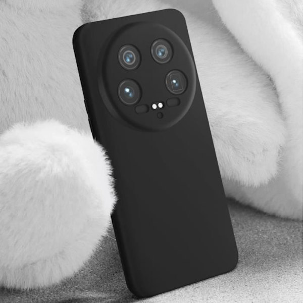 Coque - AVIZAR - Xiaomi 14 Ultra - Semi-rigid - Soft-touch - Anti-fingeraftryk Sort Svart
