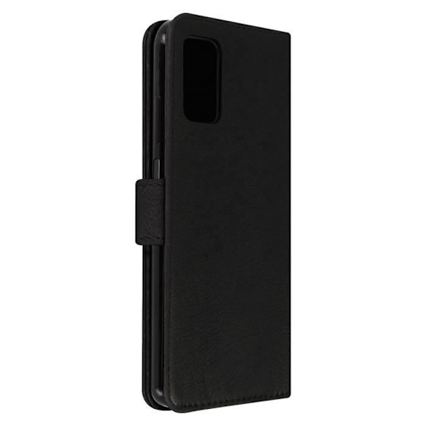 Fodral för Samsung Galaxy A03S - AVIZAR - Plånbok och Videostöd - Svart Svart