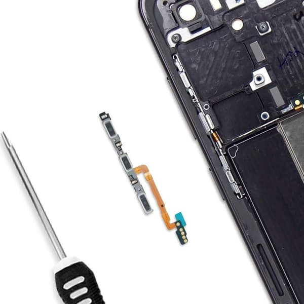 Nappe knap - Samsung Galaxy S24 FE - Sort - Strøm - Volume Svart