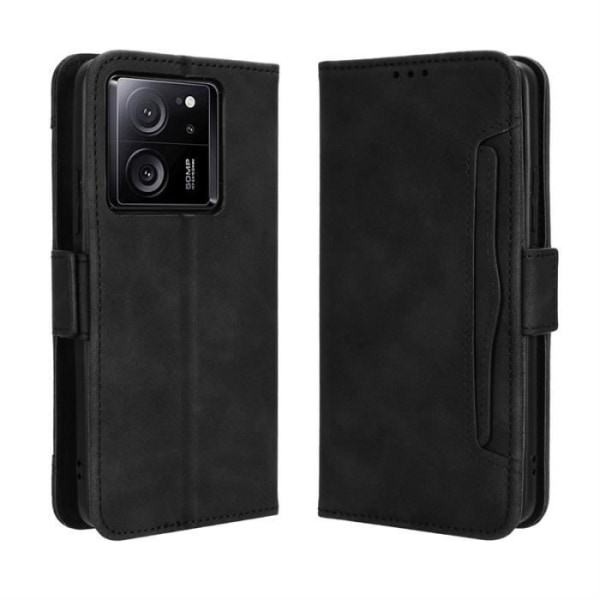 Fodral plånbok - Xiaomi - 13T/13T Pro - PU-läder - Magnetiskt - 6.67 tum - Svart Svart