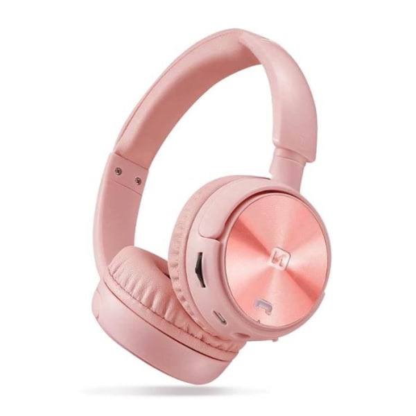 Bluetooth Hörlurar - Swissten - Trix Rose - FM-mikrofon Tuner - Micro-SD-port - 8h batteritid