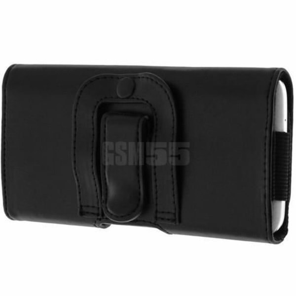 Bigben Smartphones bælteetui: Længde mellem 125 mm og 142 mm - Sort Svart