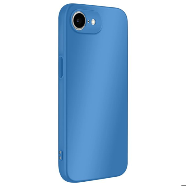 Coque til iPhone 16e Soft-Touch i Silikone Serie Fast Cover Blå Blå