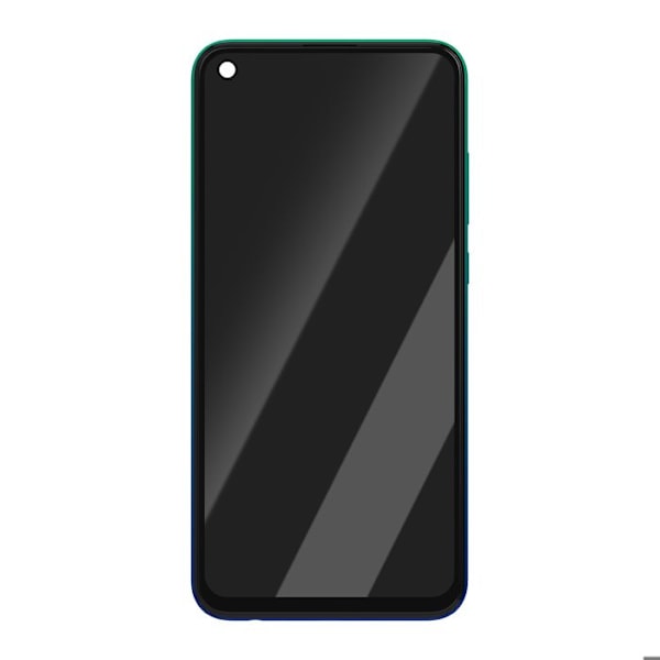 LCD-skærm + berøringsglas til Huawei P40 Lite E med blå ramme Blå